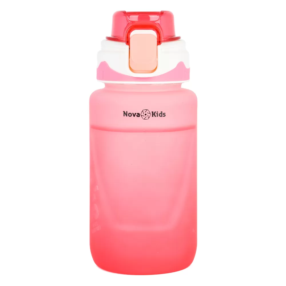 Nova Kids Water Bottle 550ml with Straw - Pink