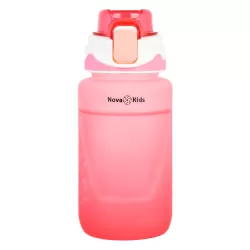 Nova Kids Water Bottle 550ml with Straw - Pink