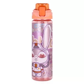 Nova Kids Water Bottle 700ml with Straw- Orange