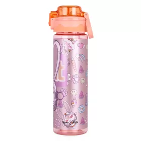 Nova Kids Water Bottle 700ml with Straw- Orange