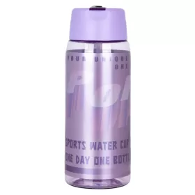 Nova Kids Water Bottle 750ml with Grab String - Purple