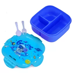 Nova Kids Square 1000ml Bento Lunch Box - Astronaut Blue