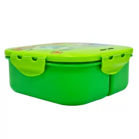 Nova Kids Square 1000ml Bento Lunch Box - Dino Green