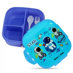 Nova Kids Square 1000ml Bento Lunch Box - Galaxy Blue