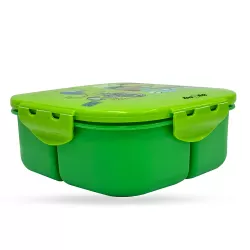 Nova Kids Square 1000ml Bento Lunch Box - T - Rex Green