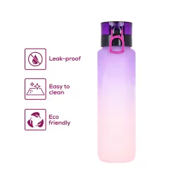 Nova Kids Water Bottle 1000ml - Purple