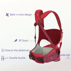 Sunveno Baby Carrier Flower-Red