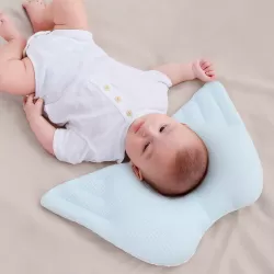 Sunveno Infant Head Shaper Wings Pillow - Blue