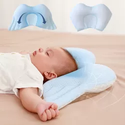 Sunveno Infant Head Shaper Wings Pillow - Blue