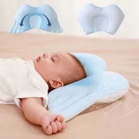 Sunveno Infant Head Shaper Wings Pillow - Blue