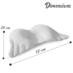 Sunveno Infant Head Shaper Wings Pillow - White