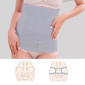 Sunveno - Breathable Postpartum Abdominal Belt - Blue - M