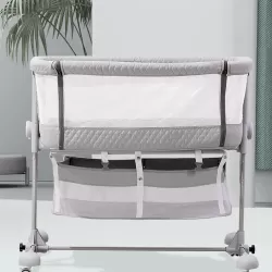 Sunveno Bedside Cot and Crib with Mosquito Net