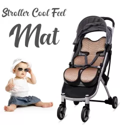 TEKNUM Breathable Cool Liner/Pad for Baby Stroller/Car Seat/ High Chair /Cradle - Beige