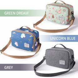 Sunveno Diaper Changing Clutch with Mat - Unicorn Blue