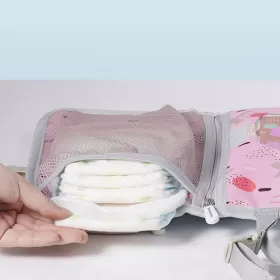 Sunveno Diaper Changing Pad Clutch Kit - Pink