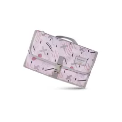 Sunveno Diaper Changing Pad Clutch Kit - Pink