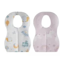 Sunveno Disposable Baby Bibs - 20 pcs-Pink