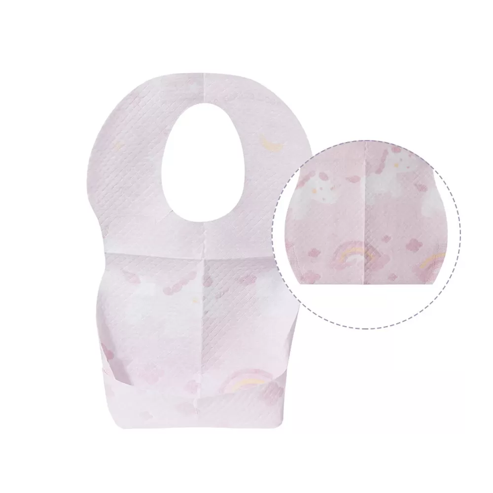 Sunveno Disposable Baby Bibs - 20 pcs-Pink