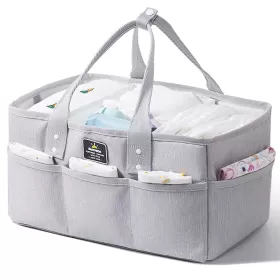 Sunveno Organizer - Diaper Caddy - Grey