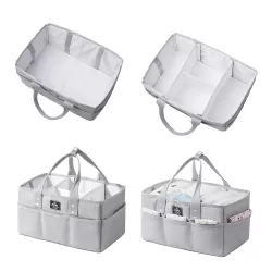 Sunveno Organizer - Diaper Caddy - Grey