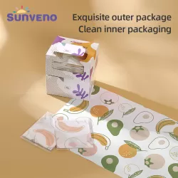 Sunveno baby Feeding Disposable Travel Multipurpose Placemats 40 Pcs/Pack