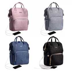 Sunveno Diaper Bag - Nova Grey + Stroller Hooks