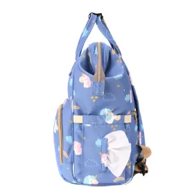 Sunveno Diaper Bag with USB - Unicorn Blue + Hooks