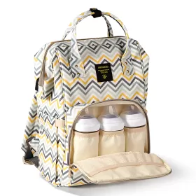 Sunveno Diaper Bag - Yellow wave