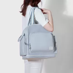 Sunveno Signature Maternity Diaper Bag - Grey