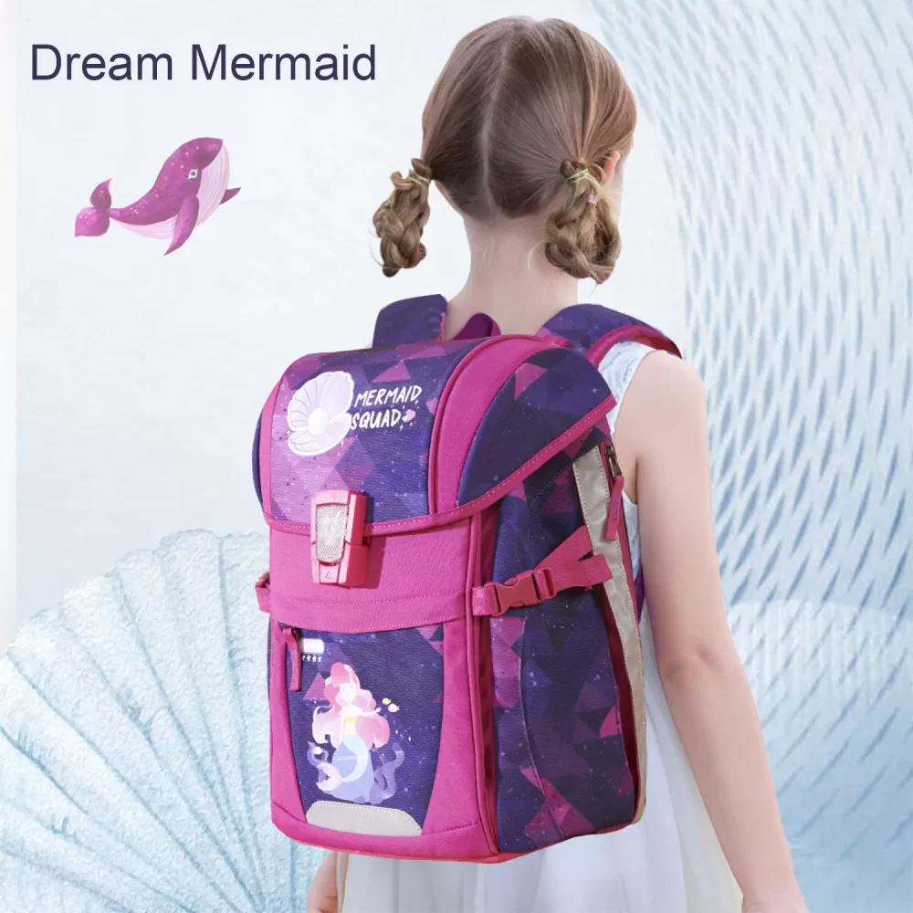 Sunveno Ergonomic School Bag Mermaid-Pink