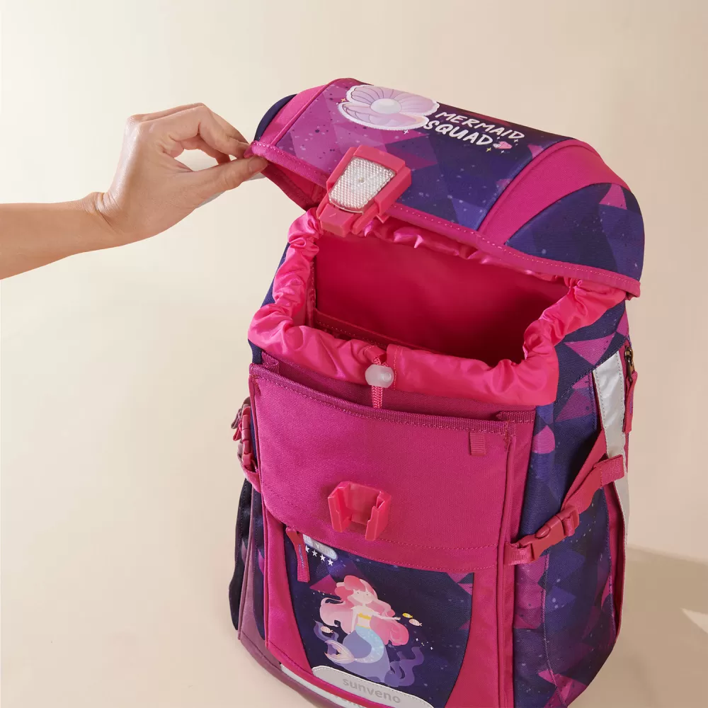 Sunveno Ergonomic School Bag Mermaid-Pink