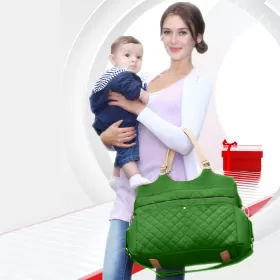 Sunveno Fashion Diaper Bag- Green