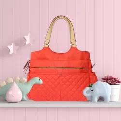 Sunveno Fashion Diaper Bag- Orange