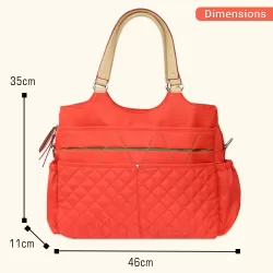 Sunveno Fashion Diaper Bag- Orange