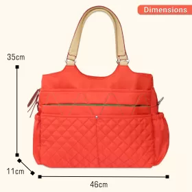 Sunveno Fashion Diaper Bag- Orange