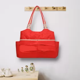 Sunveno Fashion Diaper Tote Bag- Red