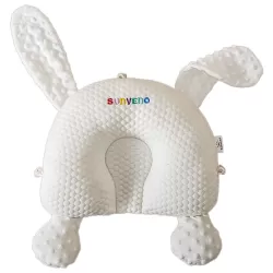 Sunveno Infant Head Shaper Rabbit Pillow - White