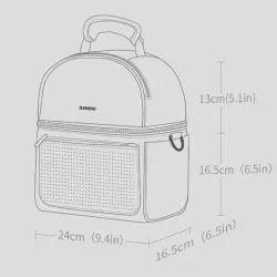 Sunveno - Insulated Lunch Bag with Thermo Box - Green