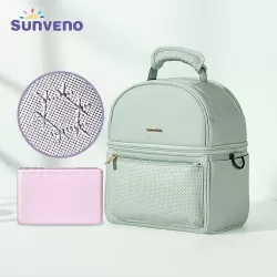 Sunveno - Insulated Lunch Bag with Thermo Box - Green