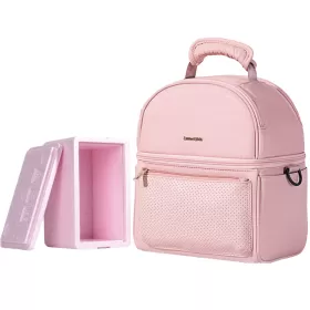 Sunveno - Insulated Lunch Bag with Thermo Box - Pink