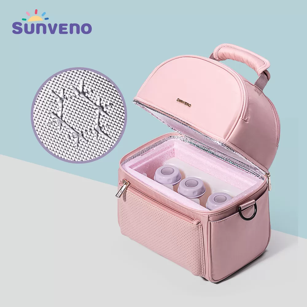 Sunveno - Insulated Lunch Bag with Thermo Box - Pink