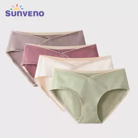 Sunveno Maternity Seamless Low Waist Briefs - Set of 4 - L