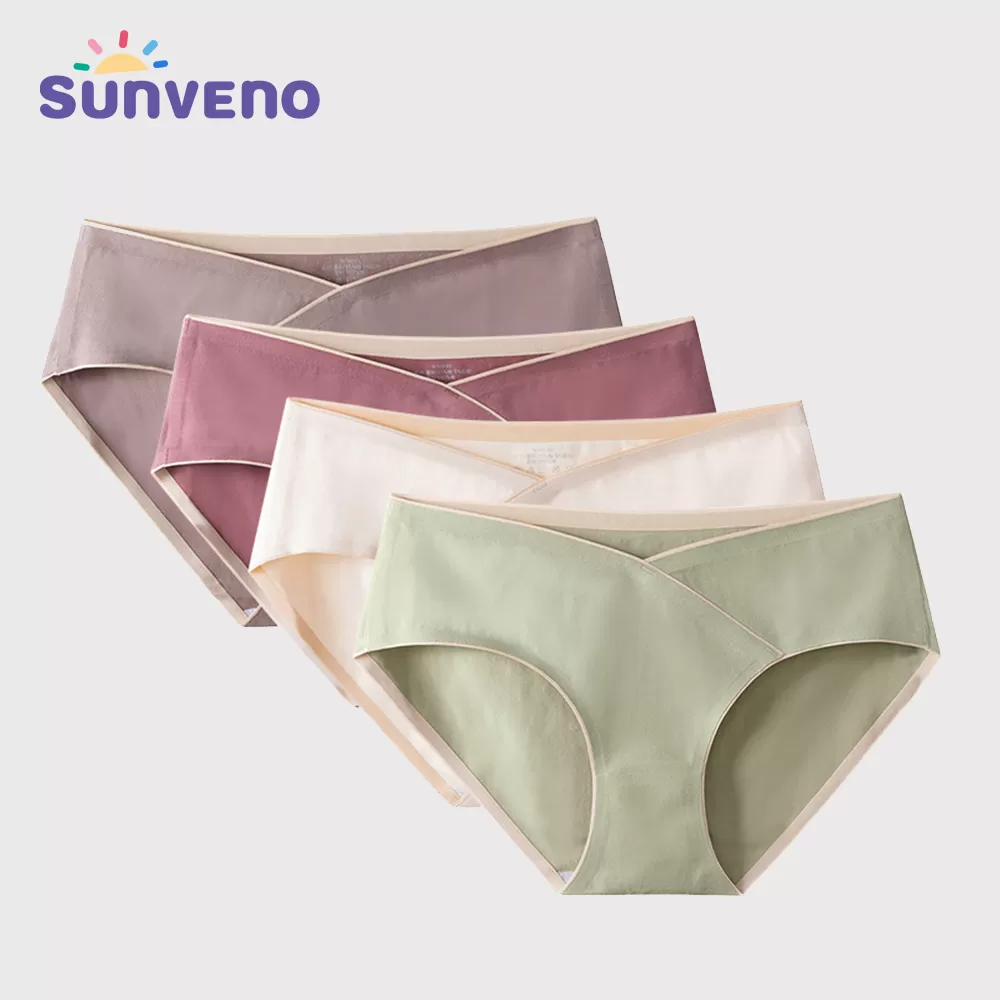 Sunveno Maternity Seamless Low Waist Briefs - Set of 4 - XXL