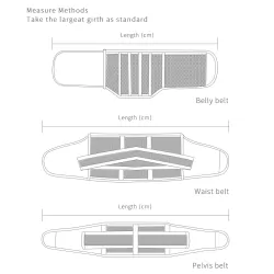 SUNVENO 3 IN 1 Adjustable Maternity Belt - 3XL