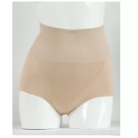 Sunveno High Waist Maternity Belly Support Cotton Panties - Skin