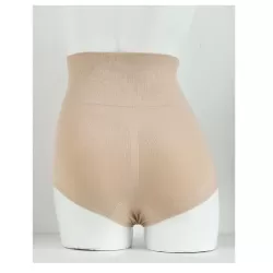 Sunveno High Waist Maternity Belly Support Cotton Panties - Skin