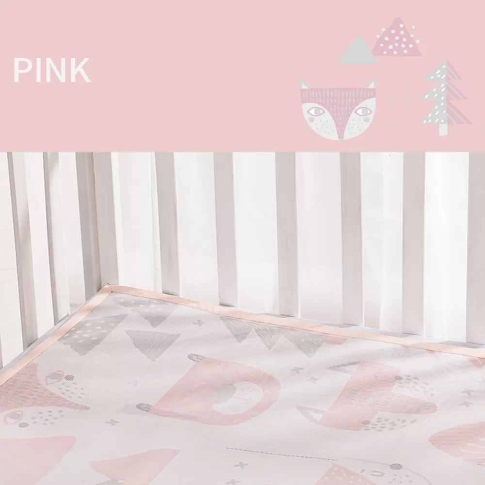 Sunveno-Baby Mattress Protector Multipurpose Mat-Pink-L