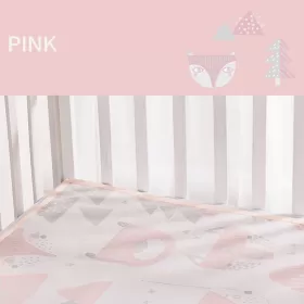 Sunveno-Baby Mattress Protector Multipurpose Mat-Pink-L