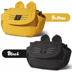 Sunveno Meow Stroller Diaper Bag - Yellow